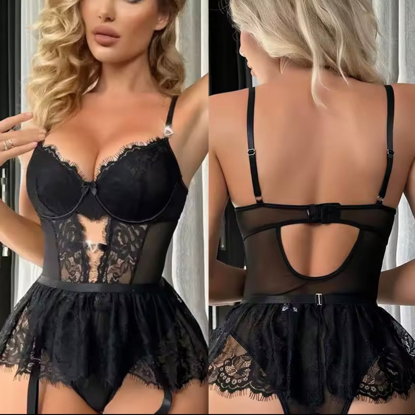 Ensemble "Nuit Impériale" – L’Élégance du Noir Absolu