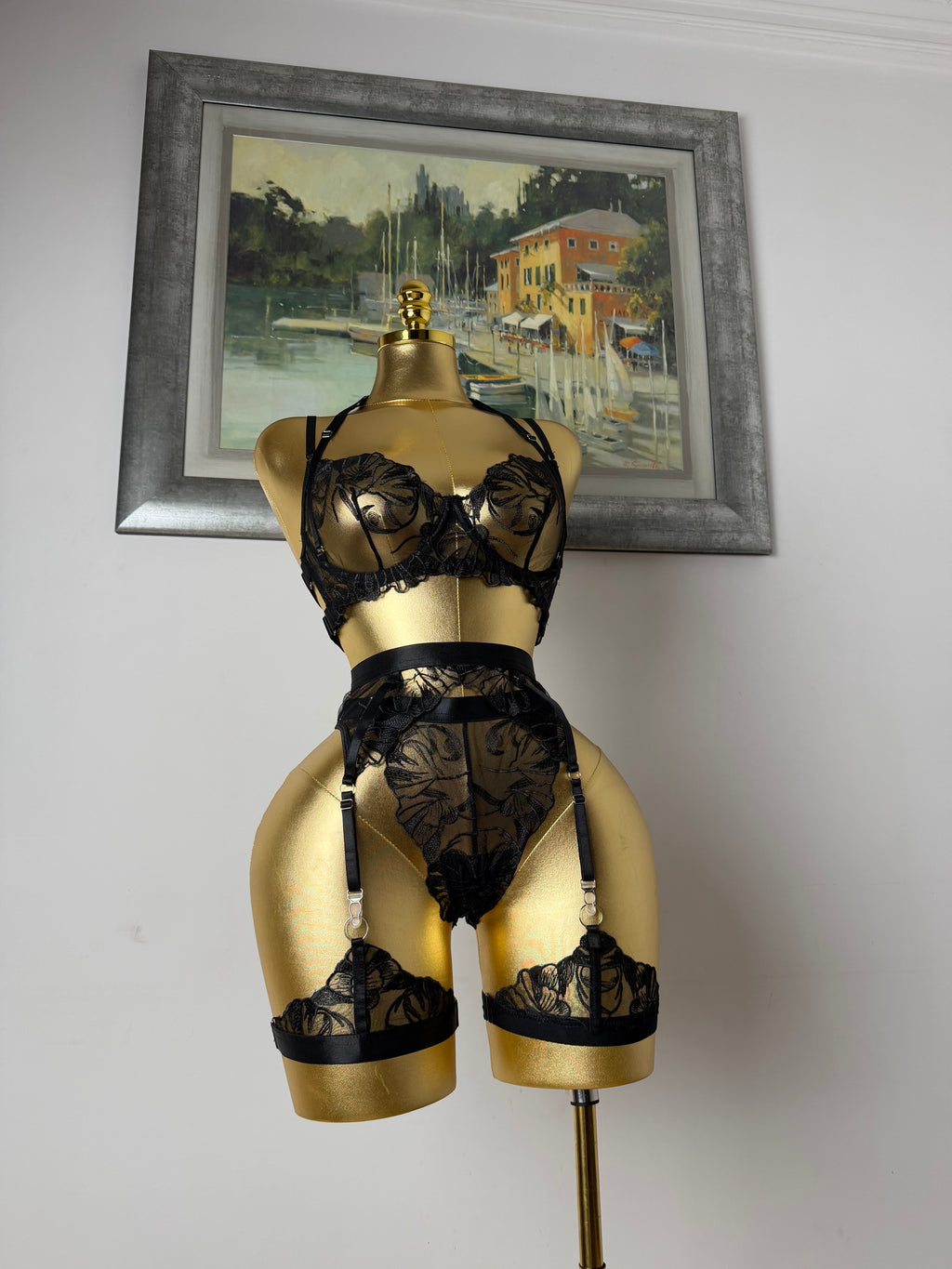 Ensemble de Lingerie – Broderie Noire