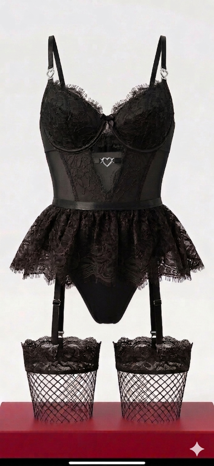 Ensemble "Nuit Impériale" – L’Élégance du Noir Absolu