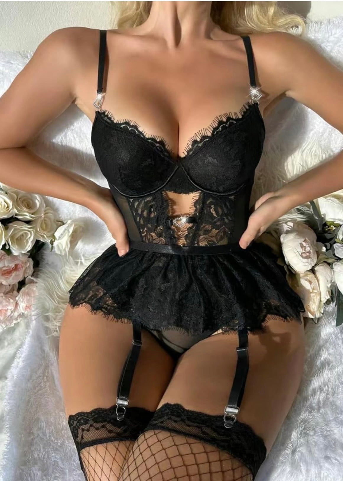 Ensemble "Nuit Impériale" – L’Élégance du Noir Absolu