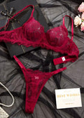Ensemble Broderie Bordeaux