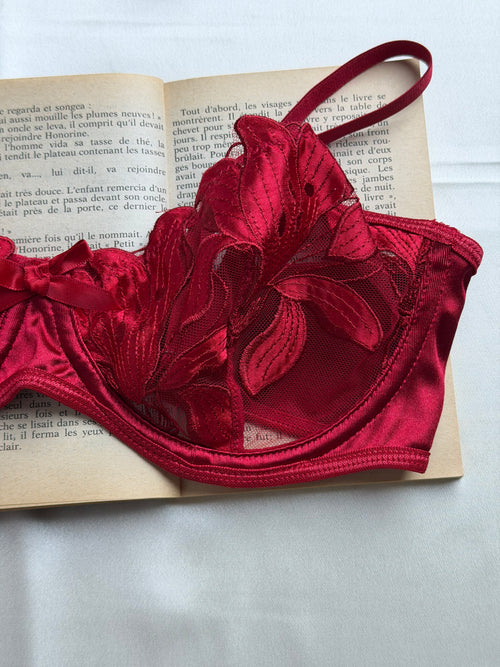 Ensemble Broderie Bordeaux
