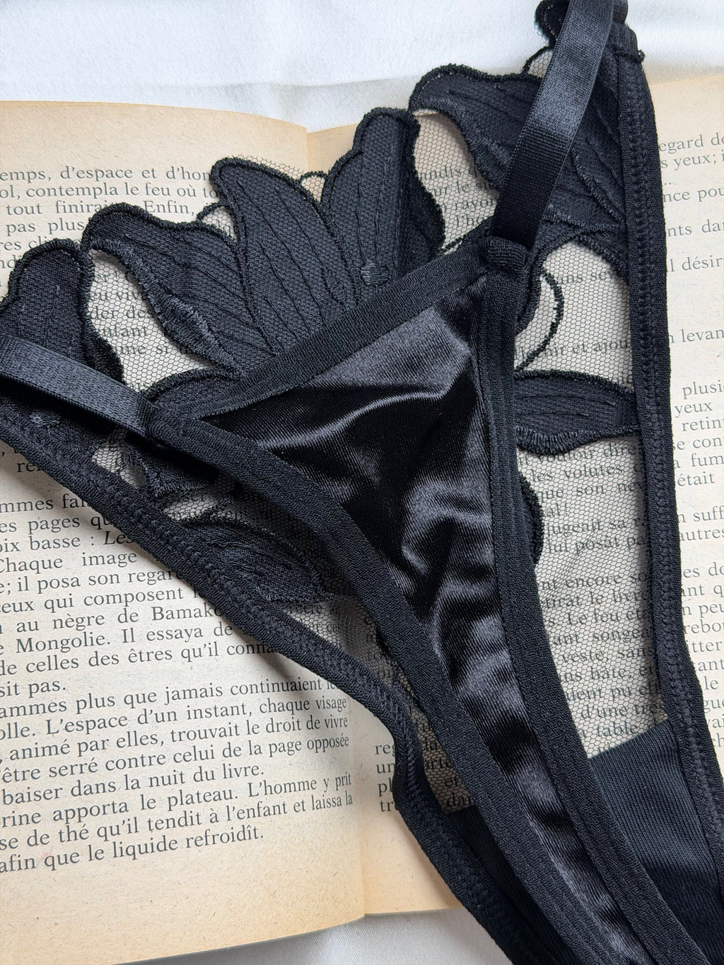 Ensemble de lingerie fine noir