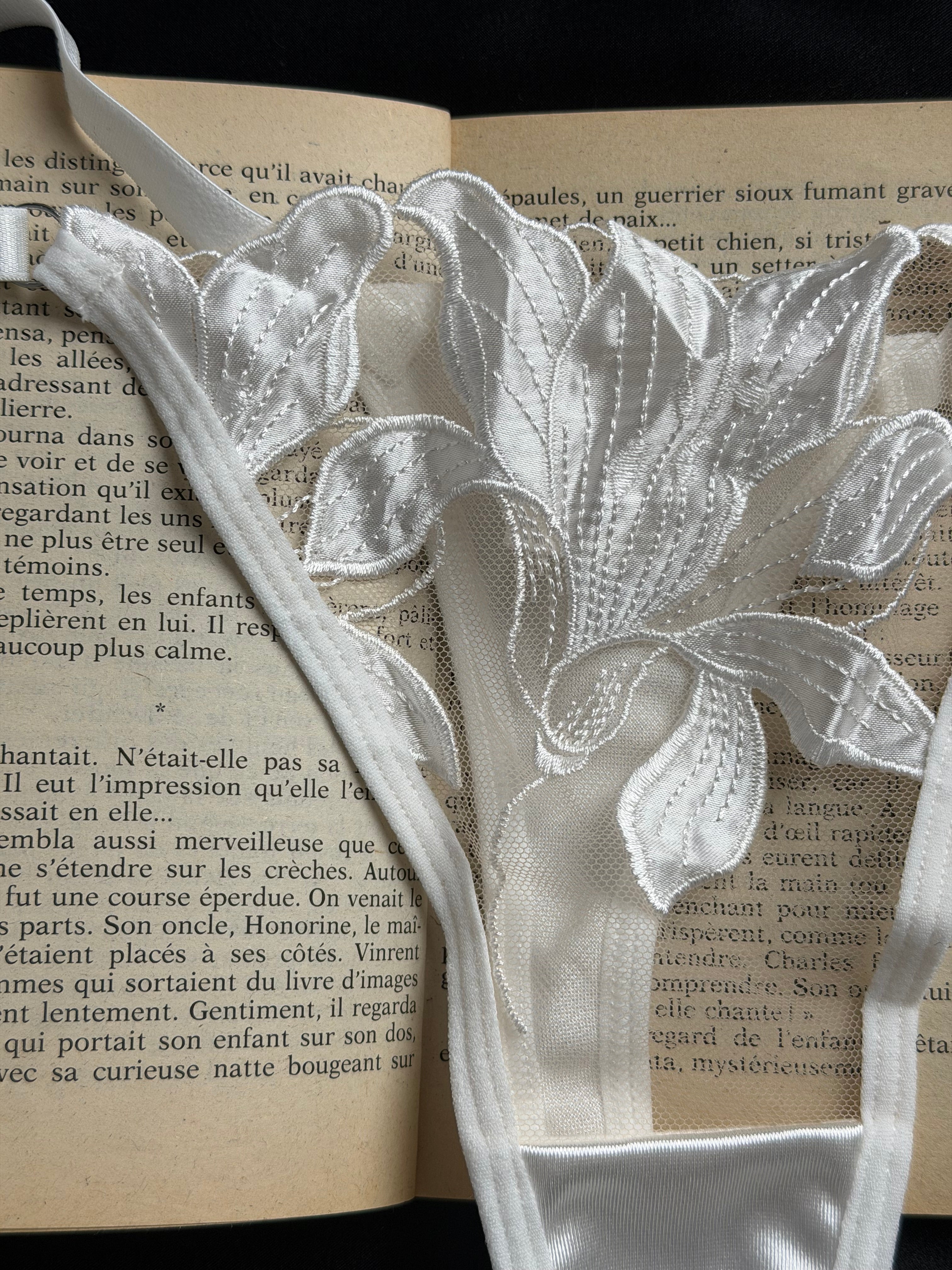 Ensemble de lingerie fine blanc